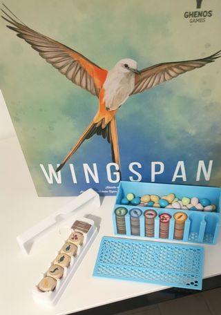 Wingspan porta risorse e dadi