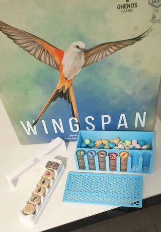Wingspan porta risorse e dadi