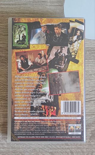 Pelicula Seven Vhs