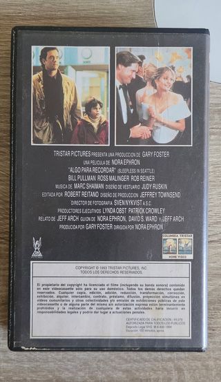Algo para Recordar vhs