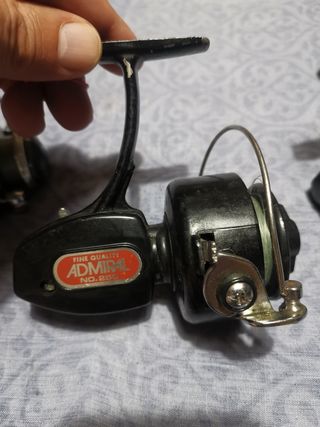Lotto 3 mulinelli da pesca vintage Admiral DF JL