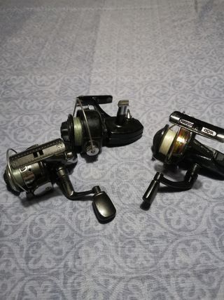 Lotto 3 mulinelli da pesca vintage Admiral DF JL