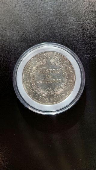 1 piastra indochina francesa 1921