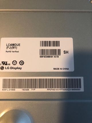 Despiece Television LG49LH630V