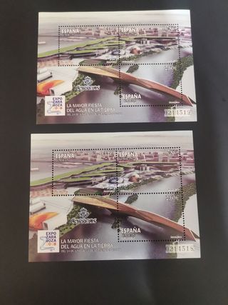 Sellos H. Bloque Expo Zaragoza 2008