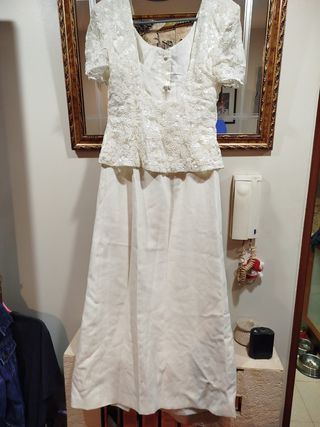 Vestido de novia.