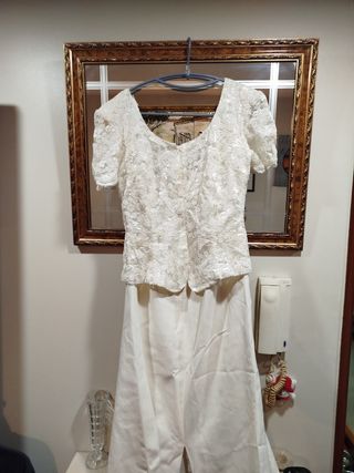 Vestido de novia.