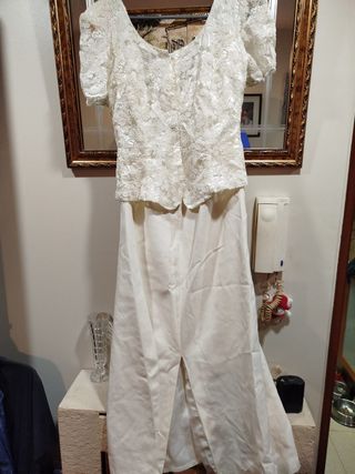 Vestido de novia.