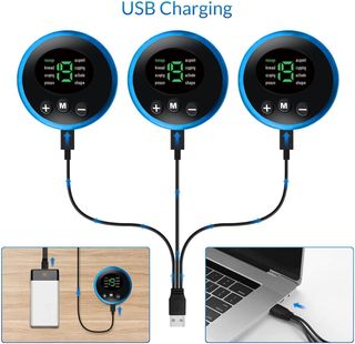 Electroestimulador Muscular, EMS Abdominal unisex