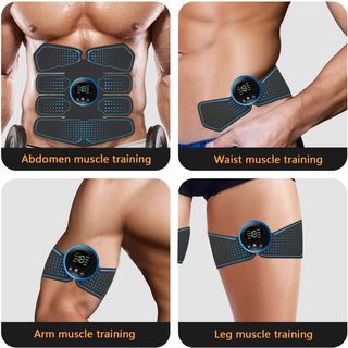 Electroestimulador Muscular, EMS Abdominal unisex