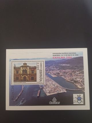 Sello Hoja EXFILNA 2006 Algeciras