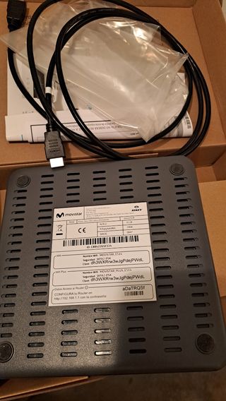 Router fibra óptica Movistar 4G