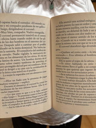 Libro “El coronel no tiene quien le escriba”