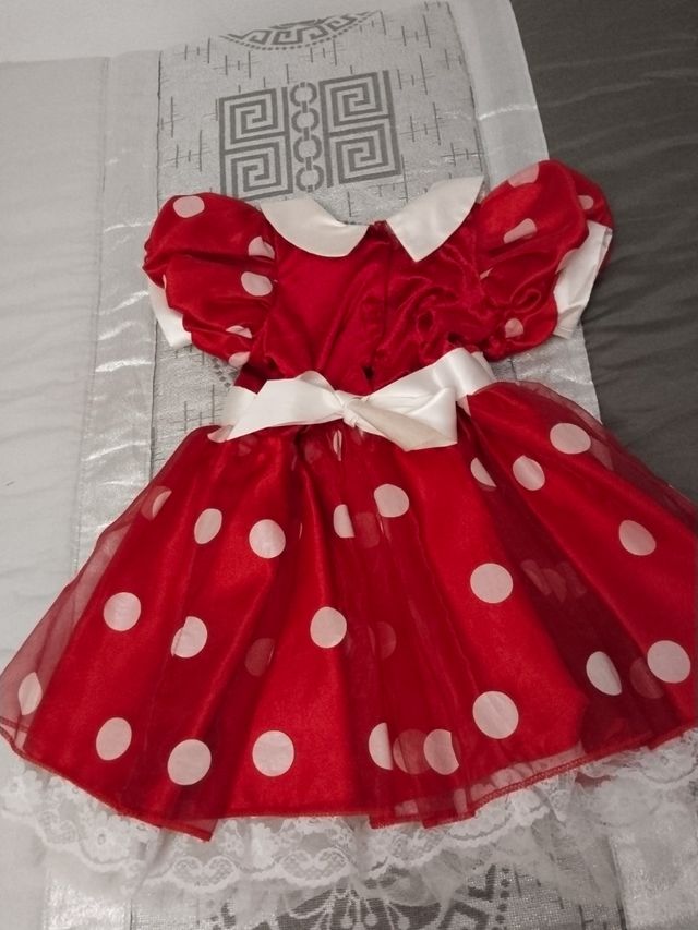 Vestido de Minnie talla 2/3 98 cm