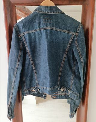 Cazadora vaquera de mango