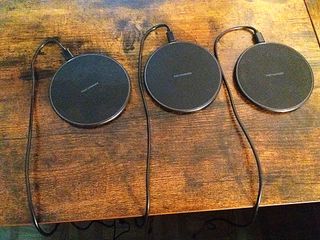 3 Cargadores inalámbricos USB-C carga rápida QC