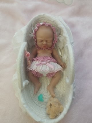 Muñeca reborn silicona platino