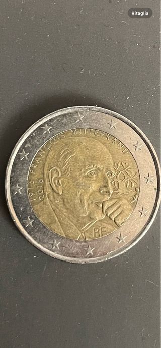 Moneta 2 Euro Francois Mitterrand