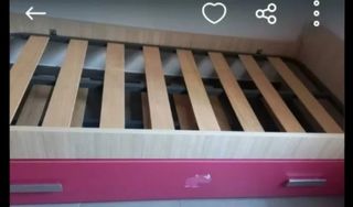 Cama nido le falta el somier de arriba