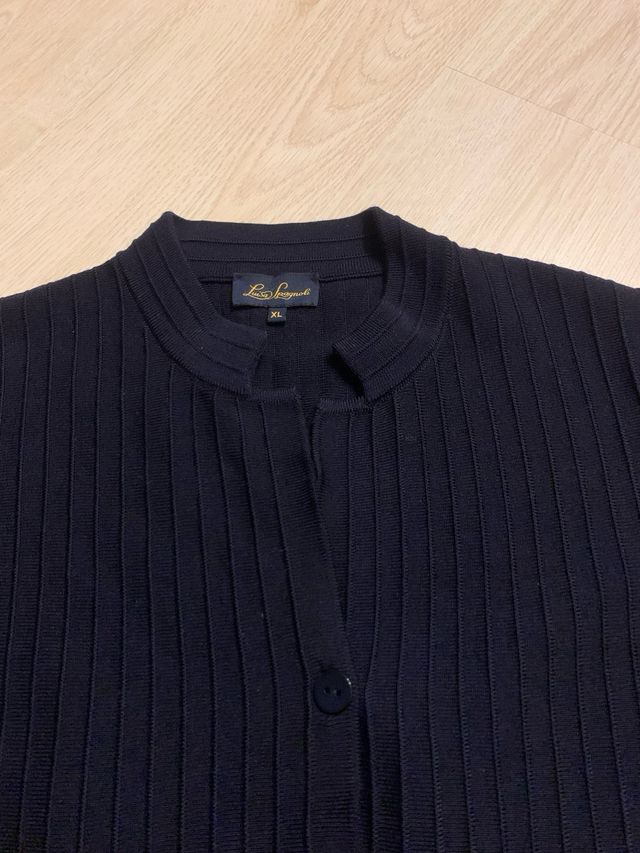 Cardigan blu XL Luisa Spagnoli