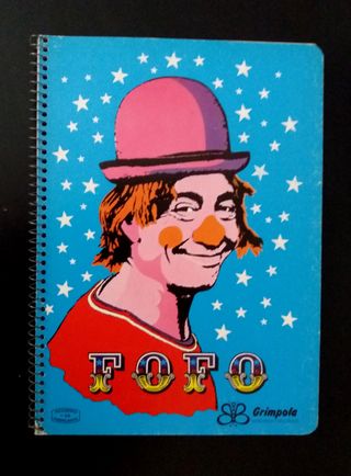 Cuaderno FOFÓ LOS PAYASOS DE LA TELE