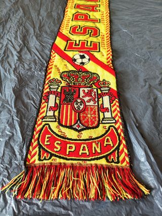 Bufanda fútbol España años 90