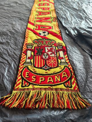 Bufanda fútbol España años 90