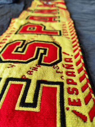 Bufanda fútbol España años 90