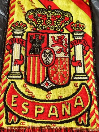 Bufanda fútbol España años 90