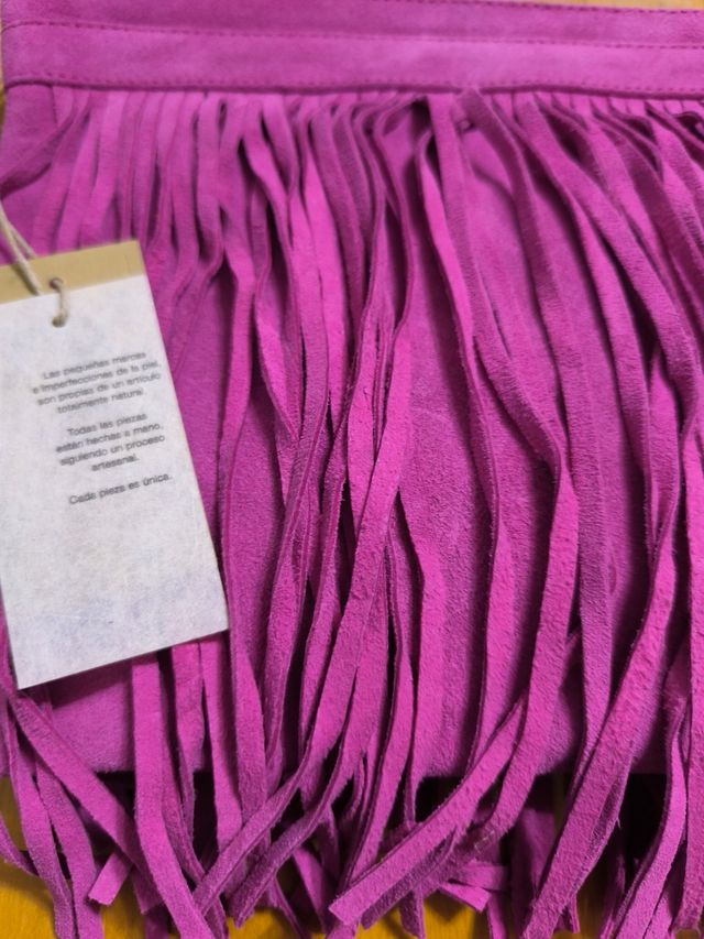 Bolso de serraje fabricado en España