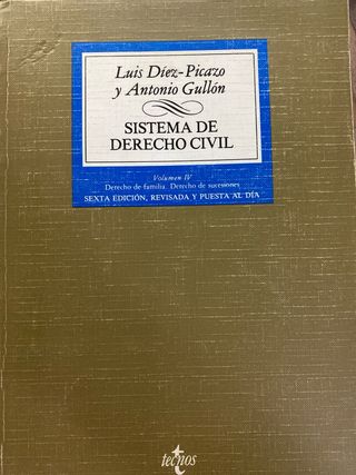 Sistema de Derecho Civil