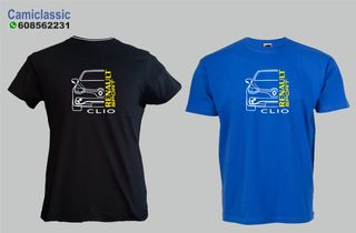 CAMISETA RENAULT CLIO 16V WILLIANS T LOS MODELOS 