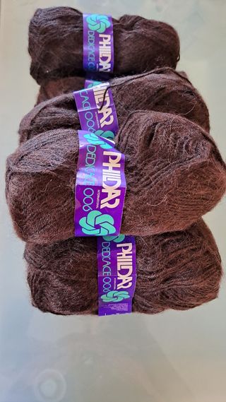 10 gomitoli di lama mohair Phildar