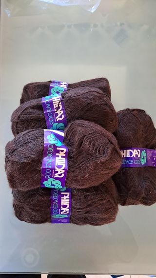 10 gomitoli di lama mohair Phildar