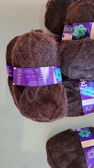10 gomitoli di lama mohair Phildar