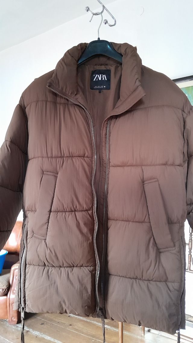Chaqueta acolchada oversize zara S