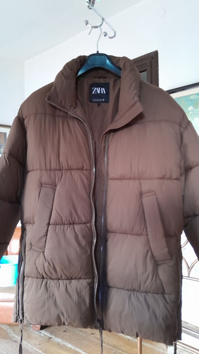 Chaqueta acolchada oversize zara S