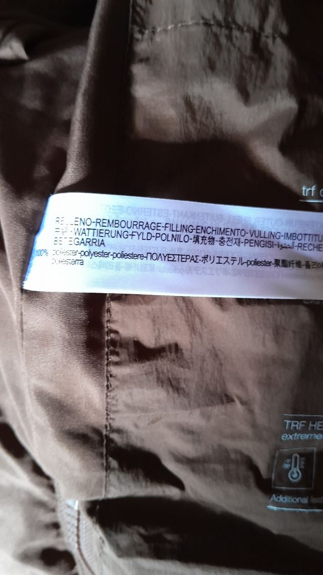 Chaqueta acolchada oversize zara S