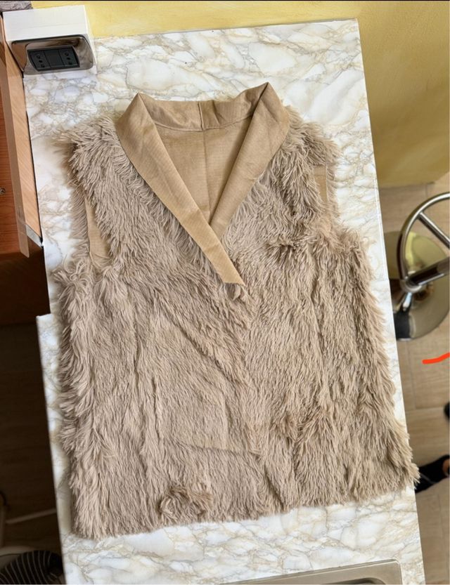 Gilet donna in camoscio