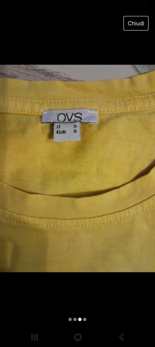 T-shirt cropped tie dye OVS