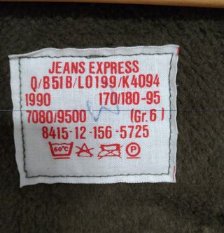 Chaqueta 3/4 Ejército Alemán