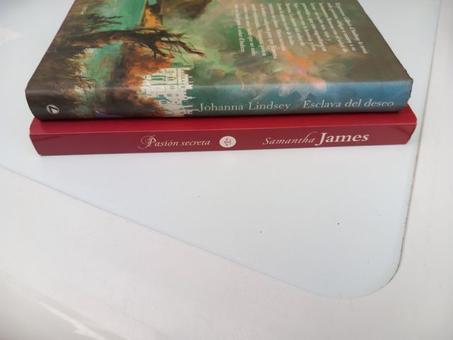Lote 2 libros novela romántica