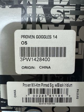 Gafas moto Oakley KTM