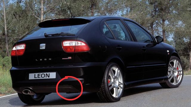 Coperchio gancio CUPRA per Seat Leon mk1