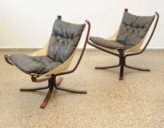 Conjunto vintage Falcón cuero 70s Sigurd Resell