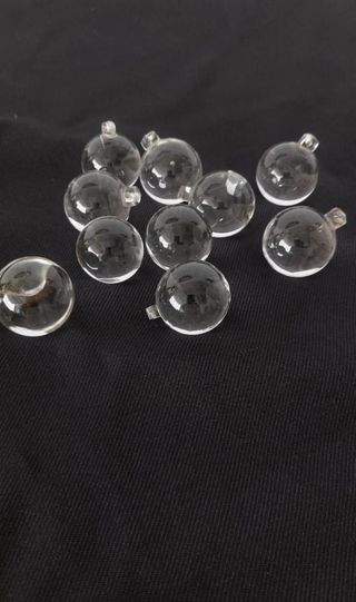 Lote 10 bolas cristal bohemia 