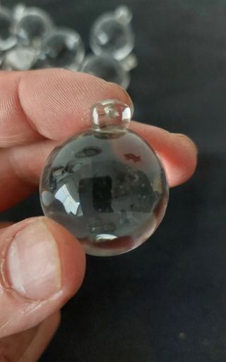 Lote 10 bolas cristal bohemia 