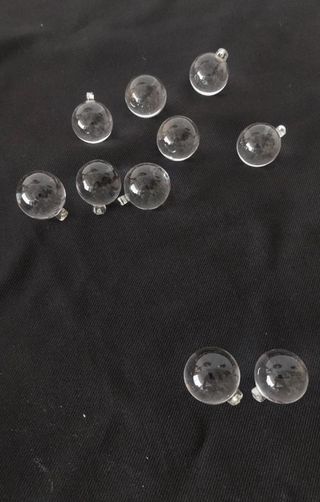 Lote 10 bolas cristal bohemia 