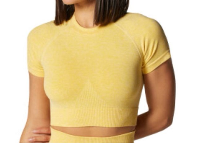 Camiseta corta sin costuras