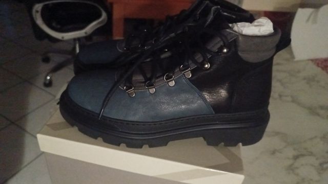 Scarponcino L4k3 in vera pelle